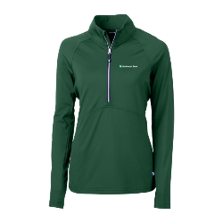 Cutter & Buck Adapt Eco Knit Stretch Recycled Women's Quarter Zip Pullover / Thumbnail